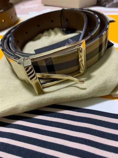 mens replica burberry belt|authentic burberry belt men 30.